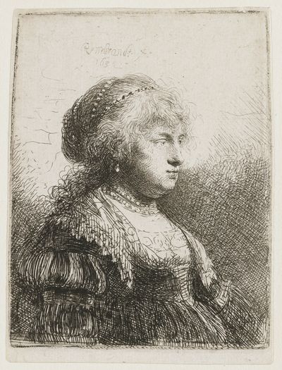Portrait of Saskia by Rembrandt